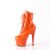 Pleaser ADORE-1020 Bottines à plateforme Vernis Orange EU-37/US-7