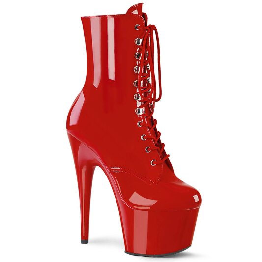 Pleaser ADORE-1020 Bottines à plateforme Vernis Rouge EU-39/US-9
