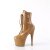 Pleaser ADORE-1020 Bottines à plateforme Vernis Caramel EU-37/US-7