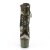 Pleaser ADORE-1020CAMO Bottines à plateforme Camouflage Vert EU-35/US-5