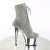 Pleaser ADORE-1020CHRS Bottines à plateforme Strass Chrome Argent EU-35/US-5