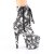Pleaser ADORE-1020DP Bottines à plateforme Noir Blanc EU-37/US-7
