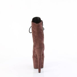 Pleaser ADORE-1020FS Bottines à plateforme Daim synthétique Moka EU-37/US-7