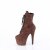 Pleaser ADORE-1020FS Bottines à plateforme Daim synthétique Moka EU-37/US-7
