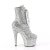 Pleaser ADORE-1020GWR Bottines à plateforme Paillettes Argent EU-35/US-5