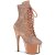 Pleaser ADORE-1020HM Bottines à plateforme Métallique Chrome Or Rose EU-35/US-5