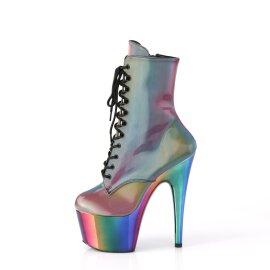 Pleaser ADORE-1020RC-REFL Bottines à plateforme Réflexion Chrome Bigarré EU-36/US-6