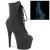Pleaser ADORE-1020REFL Bottines à plateforme Réflexion Noir EU-42/US-12