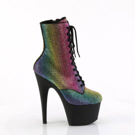 Pleaser ADORE-1020RS Bottines à plateforme Strass Bigarré EU-39/US-9