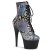 Pleaser ADORE-1020SP Bottines à plateforme Holo Serpent Argent Bigarré EU-42/US-12