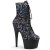 Pleaser ADORE-1020SPLAT Bottines à plateforme Holo Velours Bigarré EU-37/US-7