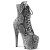 Pleaser ADORE-1020SPWR Bottines à plateforme Serpent Noir Blanc EU-35/US-5