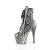 Pleaser ADORE-1020SPWR Bottines à plateforme Serpent Noir Blanc EU-35/US-5