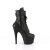 Pleaser ADORE-1020STR Bottines à plateforme Cuir synthétique Noir EU-41/US-11