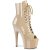 Pleaser ADORE-1021 Bottines à plateforme Vernis Beige EU-35/US-5