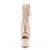 Pleaser ADORE-1021 Bottines à plateforme Vernis Beige EU-35/US-5