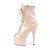 Pleaser ADORE-1021 Bottines à plateforme Vernis Beige EU-36/US-6