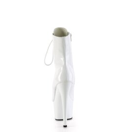 Pleaser ADORE-1021 Bottines à plateforme Vernis Blanc EU-35/US-5
