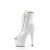 Pleaser ADORE-1021 Bottines à plateforme Vernis Blanc EU-35/US-5