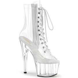 Pleaser ADORE-1021C Bottines à plateforme Transparent EU-37/US-7