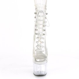 Pleaser ADORE-1021C Bottines à plateforme Transparent EU-37/US-7