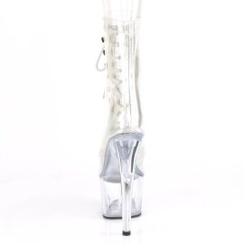 Pleaser ADORE-1021C Bottines à plateforme Transparent EU-37/US-7