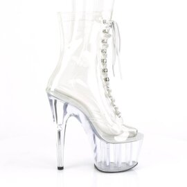 Pleaser ADORE-1021C Bottines à plateforme Transparent EU-38/US-8