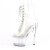Pleaser ADORE-1021C Bottines à plateforme Transparent EU-38/US-8