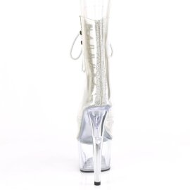 Pleaser ADORE-1021C-2 Bottines à plateforme Strass Transparent EU-39/US-9