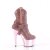 Pleaser ADORE-1029CHRS Bottines à plateforme Strass Chrome Rose EU-38/US-8