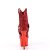 Pleaser ADORE-1029CHRS Bottines à plateforme Strass Chrome Rouge EU-36/US-6