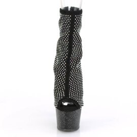 Pleaser ADORE-1031GM Bottines à plateforme Strass...