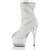 Pleaser ADORE-1031GM Bottines à plateforme mailles Strass Blanc EU-41/US-11