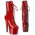 Pleaser ADORE-1040TT Bottines à plateforme Vernis Noir Rouge EU-35/US-5