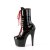 Pleaser ADORE-1040TT Bottines à plateforme Vernis Noir Rouge EU-35/US-5