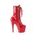 Pleaser ADORE-1040TT Bottines à plateforme Vernis Noir Rouge EU-35/US-5
