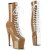 Pleaser ADORE-1040TT Bottines à plateforme Vernis Marron Blanc EU-42/US-12