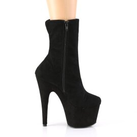 Pleaser ADORE-1042 Bottines à plateforme Daim synthétique Noir EU-37/US-7