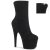 Pleaser ADORE-1042 Bottines à plateforme Daim synthétique Noir EU-37/US-7