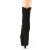 Pleaser ADORE-1042 Bottines à plateforme Daim synthétique Noir EU-37/US-7
