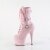 Pleaser ADORE-1043 Bottines à plateforme Vernis Rose EU-35/US-5