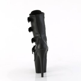 Pleaser ADORE-1046 Bottines à plateforme Cuir synthétique Noir EU-40/US-10