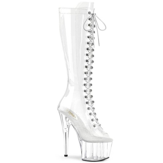 Pleaser ADORE-2021C Bottes à plateforme Transparent EU-35/US-5