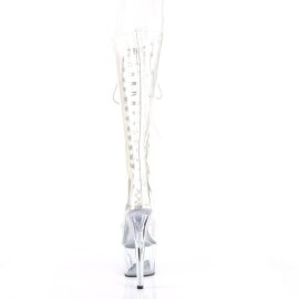 Pleaser ADORE-2021C Bottes à plateforme Transparent EU-35/US-5