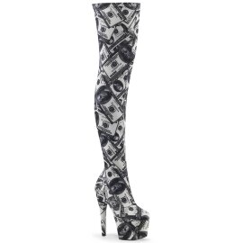 Pleaser ADORE-3000DP Bottes cuissardes à...