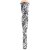Pleaser ADORE-3000DP Bottes cuissardes à plateforme Noir Blanc EU-35/US-5