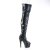 Pleaser ADORE-3011HWR Bottes cuissardes à plateforme Holo Noir EU-42/US-12