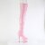 Pleaser ADORE-3011HWR Bottes cuissardes à plateforme Holo Rose EU-41/US-11