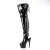 Pleaser ADORE-3017 Bottes cuissardes à plateforme Vernis Noir EU-39/US-9