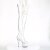 Pleaser ADORE-3021 Bottes cuissardes à plateforme Transparent EU-35/US-5